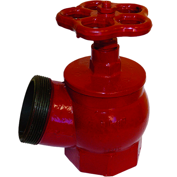 Фото 2 - Клапан пожарный (кран) КПЧ 65-2 чугунный 125° цапка - цапка.